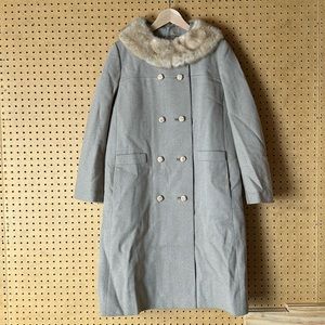Daytons Brynwood Beige Fur Collar Coat